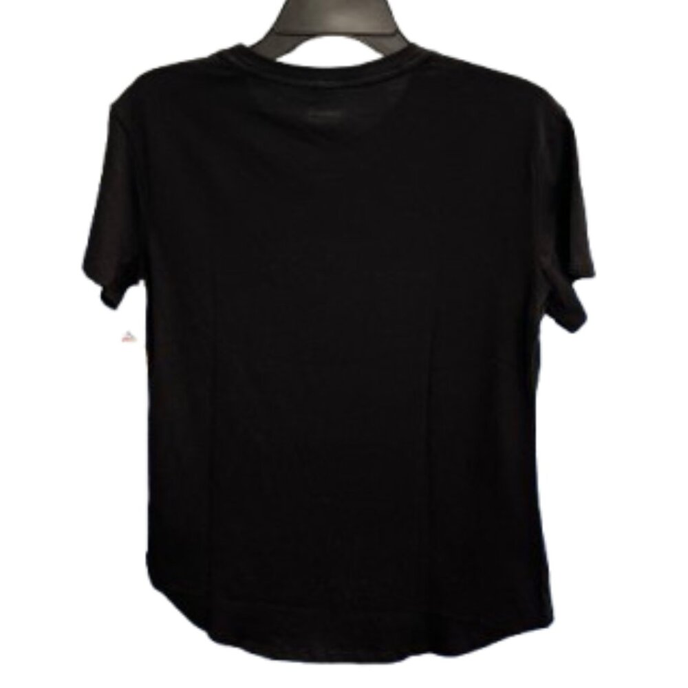 🖤 NWT Reebok Classic Logo Tee – Black – Size XS - Picture 2 of 7